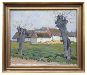 Einar Bager “Landscape with willows”, 1943 