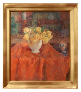 Zofia Albinowska-Minkiewiczowa "Still life with roses"