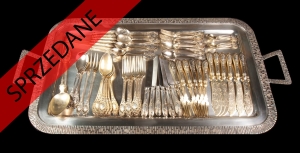  Zestaw sztućców dla sześciu osób, Rosja, ok. 1900 r.