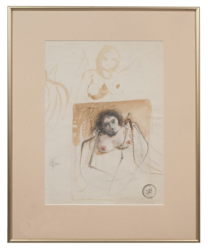 Franciszek Starowieyski “Composition”, 1975, antique Warsaw, antique paintings, Galeria Żak, art, antiques