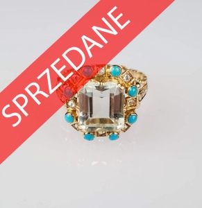 Pierścionek z akwamarynem, Lizbona  