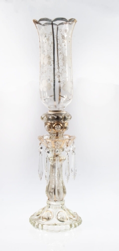 Candlestick, France, 19th century  , antique Warsaw, decorative objects, antique home decorations, Galeria Żak, art, antiques, glass, old glass