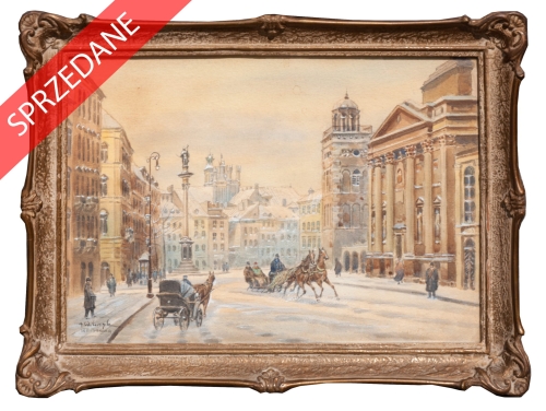 Antoni Wiliński „Warszawa”, antyki, galeria żak, malarstwo polskie, dzieła sztuki