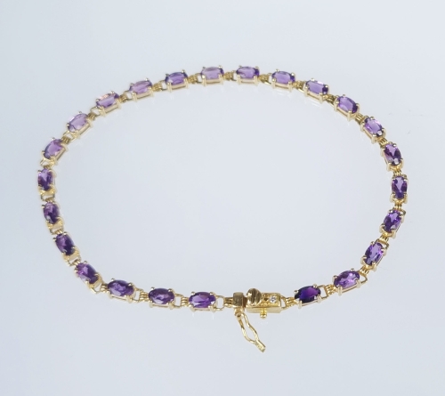 Amethysts bracelet
, antique Warsaw, jewelry, old jewelry, Galeria Żak, art, antiques