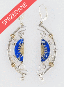 Kolczyki z lapisem lazuli 