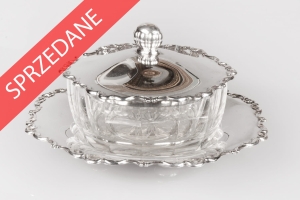 Naczynie do kawioru, Włochy, XX w. 