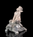 Christian Thomsen “Faun with turtle”, Royal Copenhagen, 1957 , antique Warsaw, antique porcelain, old porcelain, Galeria Żak, art, antiques