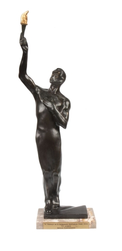 Andrzej Renes “Olympian”, 2004 , antique Warsaw, decorative objects, antique home decorations, Galeria Żak, art, antiques, sculpture