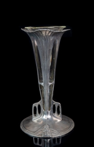 Art Nouveau vase, Roman Plewkiewicz, Warsaw, circa 1900 