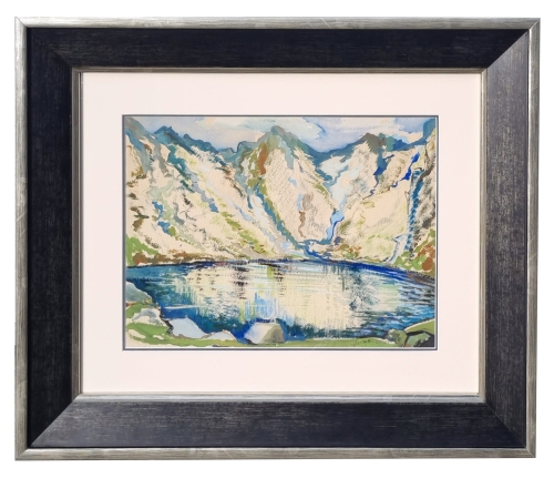 Jan Hawryłkiewicz “Czarny Staw”, 1937 r., antyki Warszawa, skup antyków, dawne malarstwo, malarstwo aukcyjne, malarstwo polskie, Galeria Żak