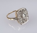 Diamonds ring, antique Warsaw, jewelry, old jewelry, Galeria Żak, art, antiques