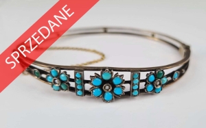 Bransoletka z turkusami