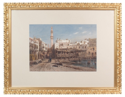 Eduard Hildebrandt "Alexandria" 1864 
, antique Warsaw, antique paintings, Galeria Żak, art, antiques