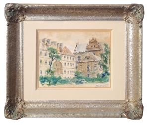 Tadeusz Cieślewski "Carmelite Church", 1946 