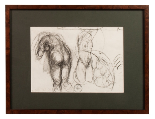 Franciszek Starowieyski “Study of the female nude”, antique Warsaw, antique paintings, Galeria Żak, art, antiques