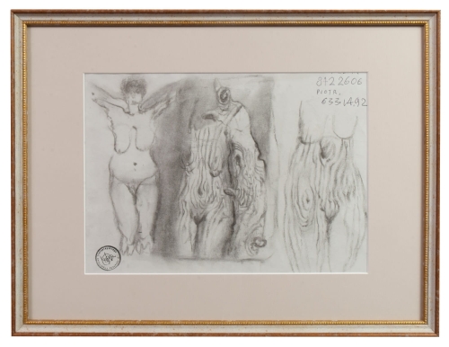 Franciszek Starowieyski “Nude study”, antique Warsaw, antique paintings, Galeria Żak, art, antiques
