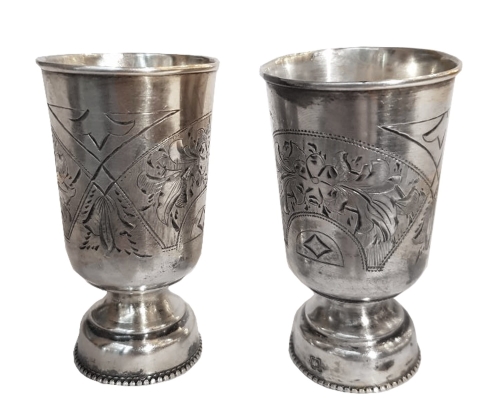 Calyxes, 19th century, antique Warsaw, silver, old silver, Galeria Żak, art, antiques