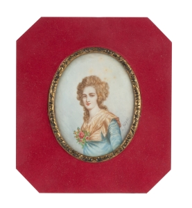 “Dama w niebieskiej sukni”, XX w. 