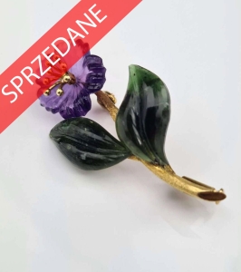 Broszka z ametystami, Wiedeń, ok. 1930 r. 