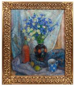 Jan Książek “Still life with flowers”, 1947