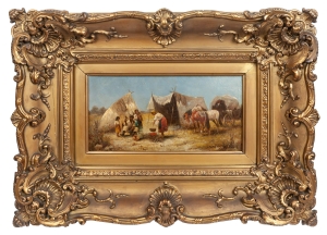 Adolf Baumgartner-Stoiloff “Gypsy camp”