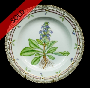 Plate "Flora Danica", Royal Copenhagen, circa 1980