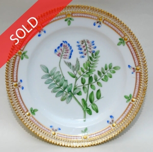 Flora Danica Plate, Royal Copenhagen, circa 1890