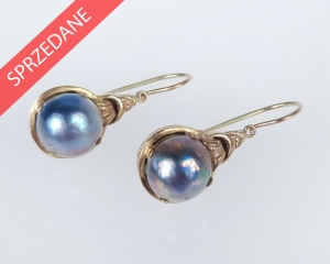 Kolczyki z perłami, Włochy, lata 40. XX w. 