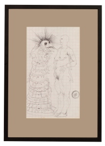 Franciszek Starowieyski “Composition with nude”