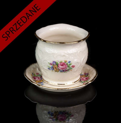 Musztardnica, Rosenthal Sanssouci, 1944 r., antyki Warszawa, skup antyków, porcelana, stara porcelana, Galeria Żak
