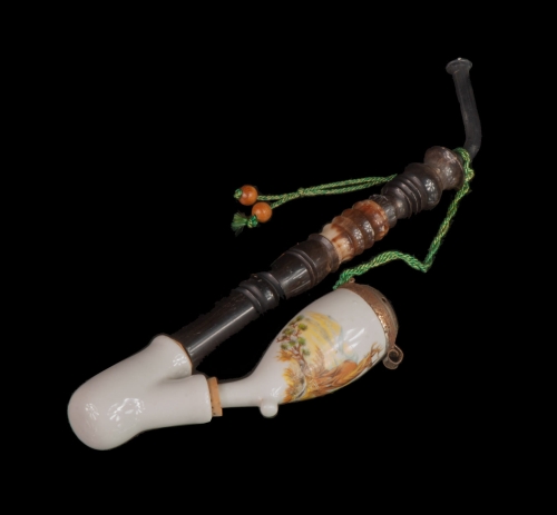 Hunting pipe, 20th century, antique Warsaw, decorative objects, antique home decorations, Galeria Żak, art, antiques