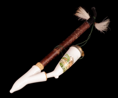 Hunting pipe, 20th century, antique Warsaw, decorative objects, antique home decorations, Galeria Żak, art, antiques