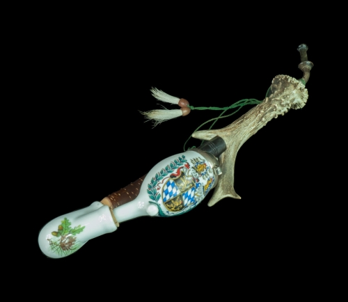 Hunting pipe, 20th century, antique Warsaw, decorative objects, antique home decorations, Galeria Żak, art, antiques