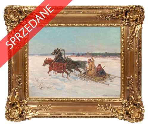 Czesław Wasilewski "Sanna", antyki Warszawa, skup antyków, dawne malarstwo, malarstwo aukcyjne, malarstwo polskie, Galeria Żak