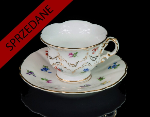 Filiżanka, Miśnia, XX w., antyki Warszawa, skup antyków, porcelana, stara porcelana, Galeria Żak