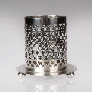 Bottle stand, Joseph & Richard Griffin, Birmingham, circa 1900 