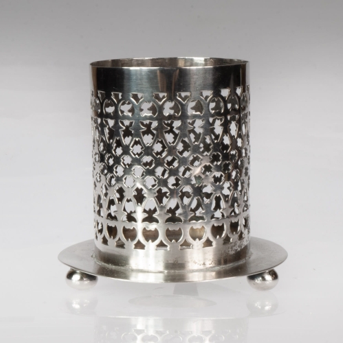 Bottle stand, Joseph & Richard Griffin, Birmingham, circa 1900 , antique Warsaw, silver, old silver, Galeria Żak, art, antiques