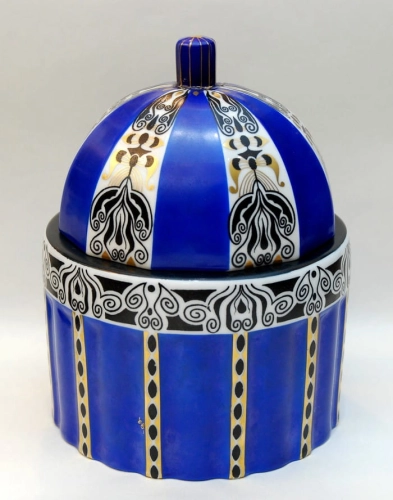 Porcelain box, Fraureuth, circa 1920 , antique Warsaw, antique porcelain, old porcelain, Galeria Żak, art, antiques