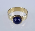 Pierścionek z lapis lazuli