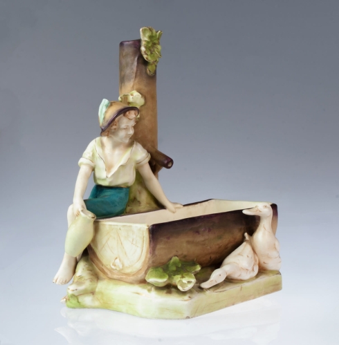 Jardiniere, Royal Dux, circa 1920, antique Warsaw, antique porcelain, old porcelain, Galeria Żak, art, antiques