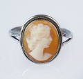 Cameo ring, antique Warsaw, jewelry, old jewelry, Galeria Żak, art, antiques