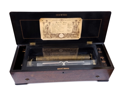 Music box, Langdorff&Fils, Geneva, circa 1880 , antique Warsaw, decorative objects, antique home decorations, Galeria Żak, art, antiques