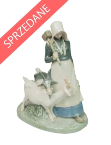 Christian Thomsen “Pasterka z kozami”, Royal Copenhagen, 1946 r.