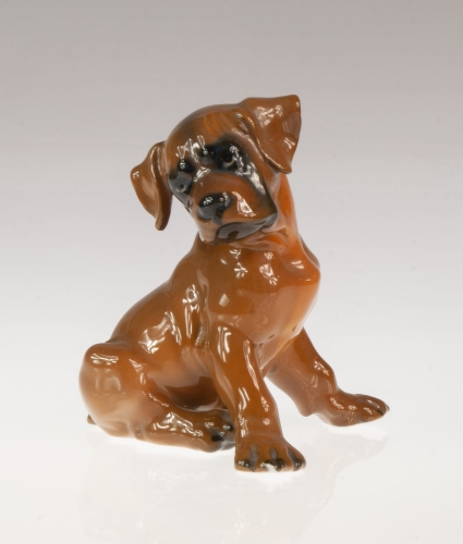 Boxer, Theodor Kärner, Rosenthal, circa 1950 , antique Warsaw, antique porcelain, old porcelain, Galeria Żak, art, antiques