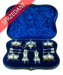 Zestaw do przypraw, E. S. Barnsley & Co, Birmingham, Anglia, 1903 r.