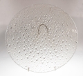 Plate “Asteroid”, Jan Sylwester Drost, Poland, circa 1975 , antique Warsaw, antique home decorations, Galeria Żak, art, glass