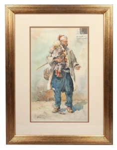 Józef Pawlikiewicz “The man with the child”, 1917