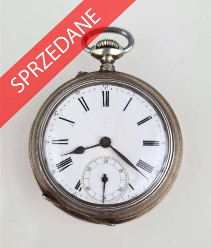 Zegarek kieszonkowy, pocz. XX w. , dawne zegarki, stara biżuteria, antyki, antyki Warszawa, skup antyków