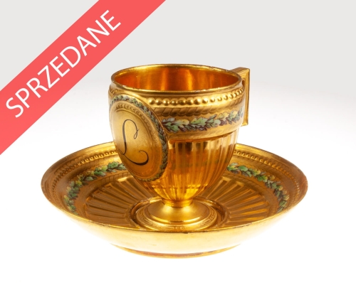 Filiżanka, Miśnia, lata 1774-1814, antyki Warszawa, skup antyków, porcelana, stara porcelana, Galeria Żak