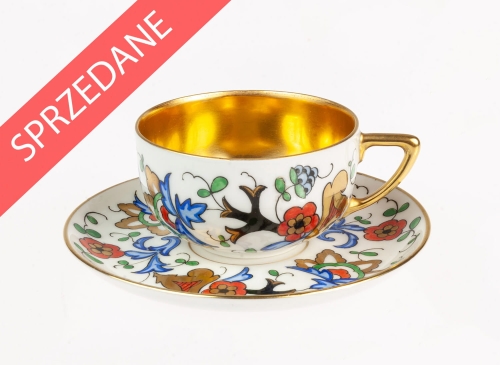 Filiżanka, Rosenthal, 1927 r., antyki Warszawa, skup antyków, porcelana, stara porcelana, Galeria Żak